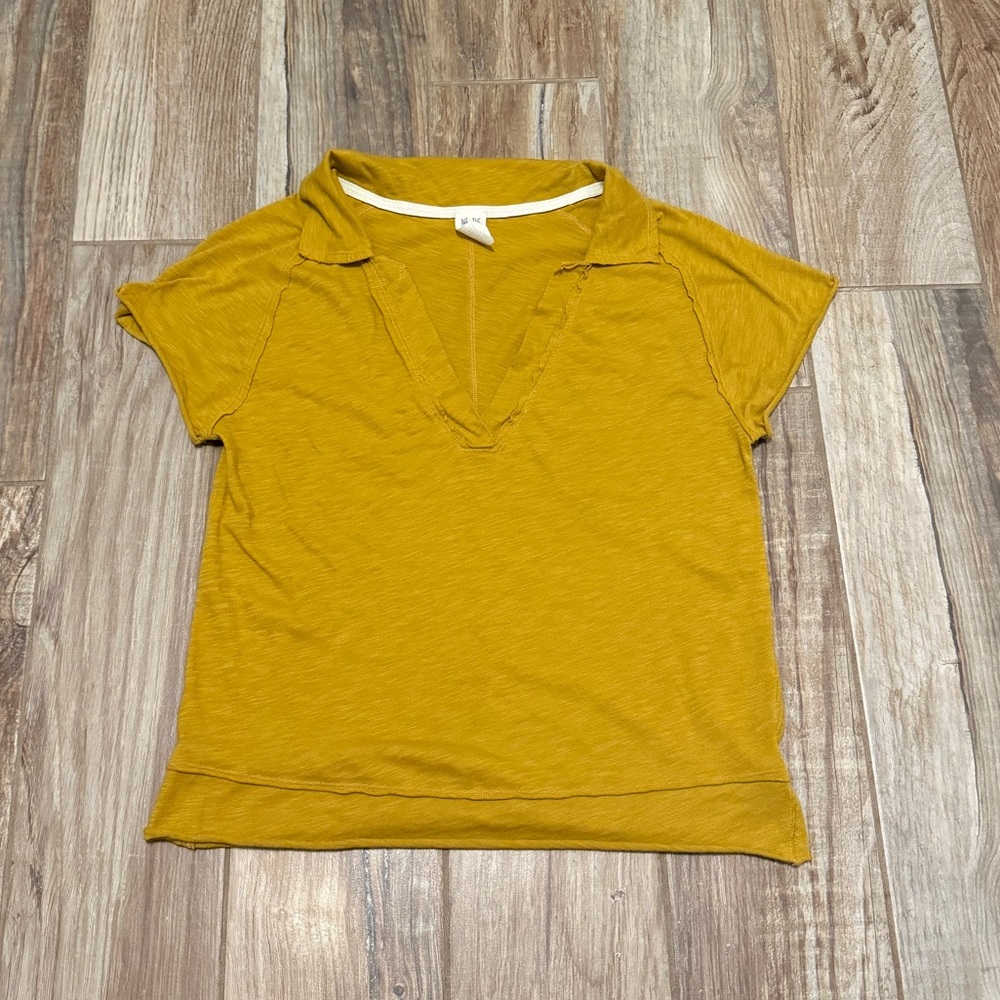 Free People We the Free Pop Your Collar Tee - Picture 2 of 4